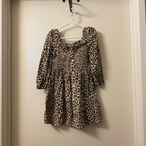 Leopard print dress